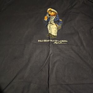 Ralph Lauren Navy Polo Bear T-Shirt